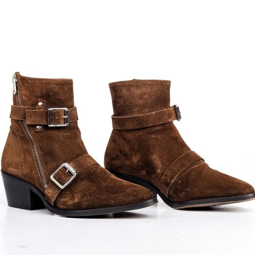 ❌SOLD❌All Saints Brown Suede Ankle Boots